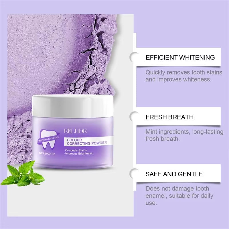 5-Day Teeth Whitening Powder — Remove Plaque, Stains & Bad Breath