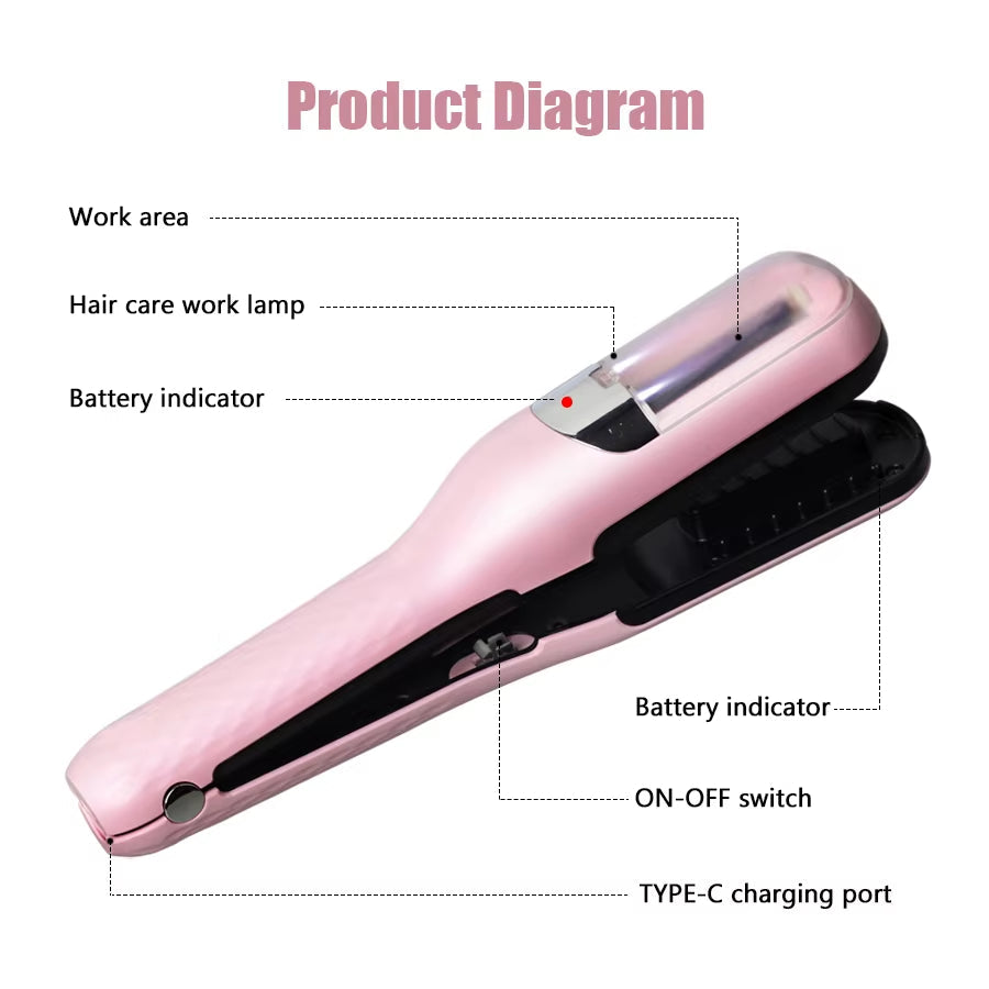 Electric Split Ends Hair Trimmer — Automatic Damaged Hair Repair Tool