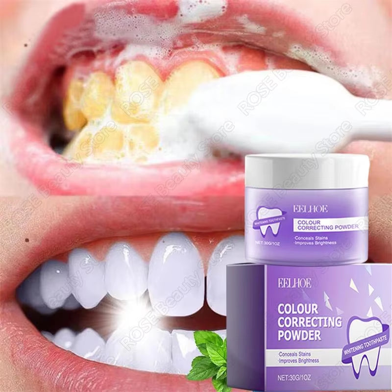 5-Day Teeth Whitening Powder — Remove Plaque, Stains & Bad Breath