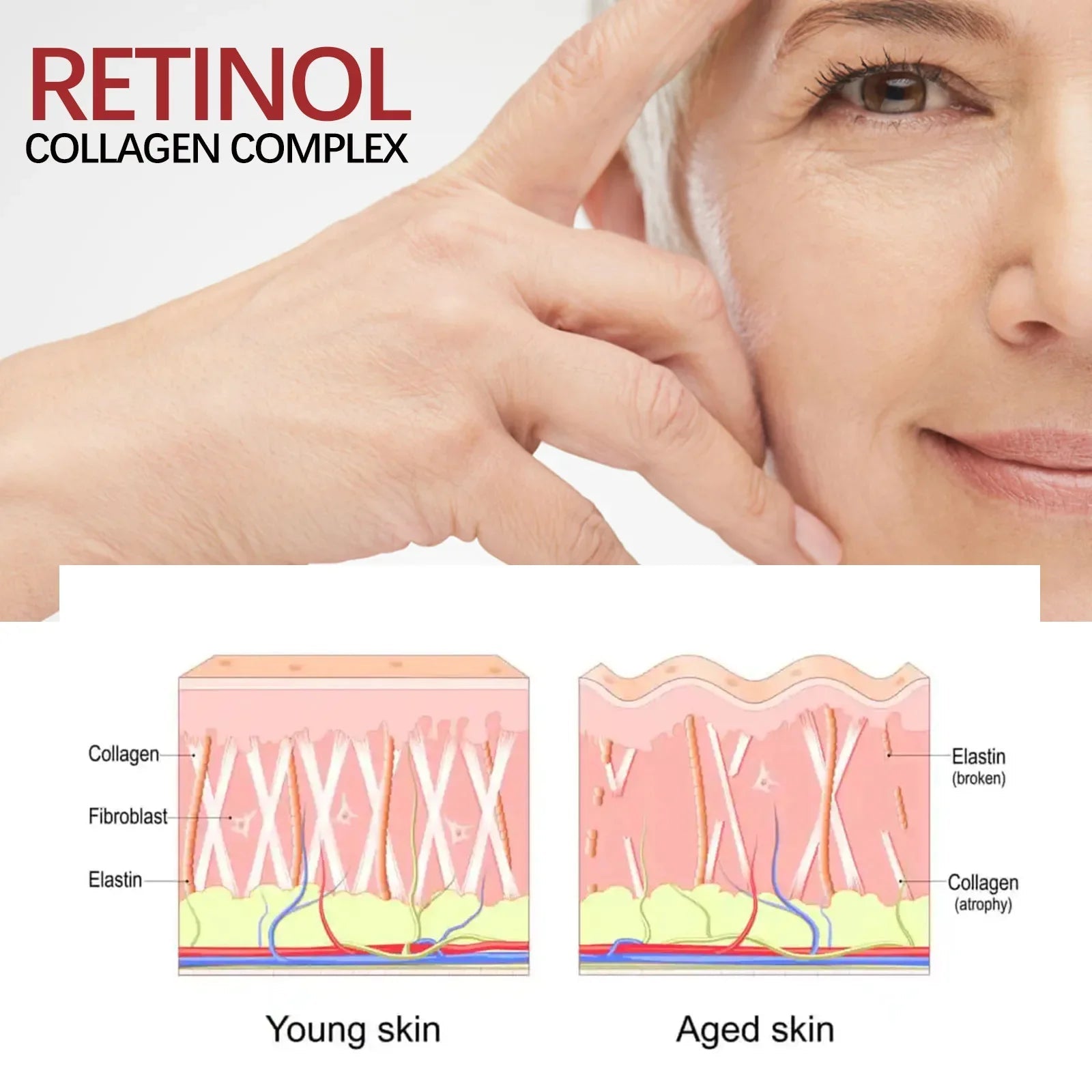 Retinol Anti-Aging Face Serum Set — Firms, Lifts & Fades Fine Lines