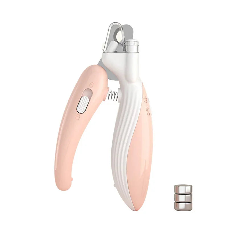 Professional Pet Nail Clippers with LED Light — Dogs, Cats & Small Animals