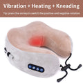 Electric Neck & Shoulder Massager — Portable U-Shape Cervical Relief Pillow