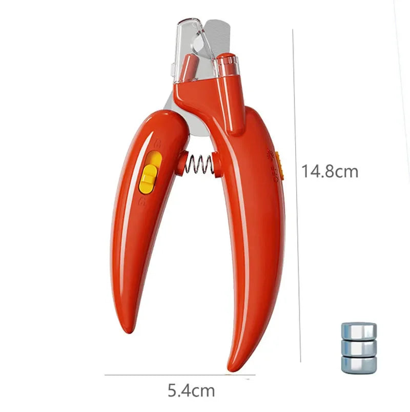 Professional Pet Nail Clippers with LED Light — Dogs, Cats & Small Animals