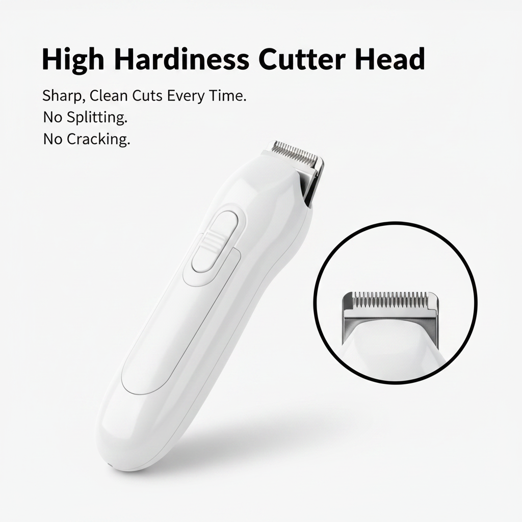 2-in-1 Electric Pet Nail Trimmer & Grinder with LED Light – Quiet Dog & Cat Nail File