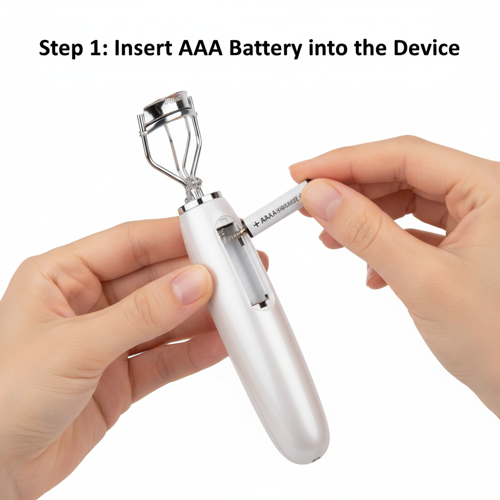 Electric Heated Eyelash Curler — Long-Lasting Lash Perm & Curl Tool with Eyelash Card